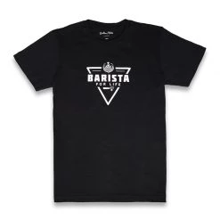 Dritan Alsela Barista For Life Men Shirt Black Fashion & Accessories
