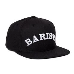 Dritan Alsela Barista Snapback Cap Black Fashion & Accessories