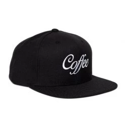 Dritan Alsela Coffee Snapback Cap Black