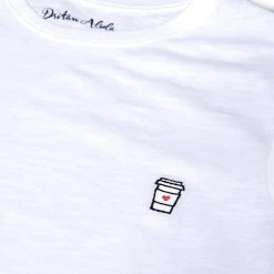 Dritan Alsela Coffee To-go Women Shirt White