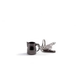 Dritan Alsela Keychain - Milk Jug (grey) Fashion & Accessories