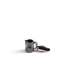 Dritan Alsela Keychain - Milk Jug (grey) Fashion & Accessories