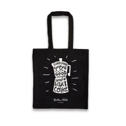 Dritan Alsela Moka Pot Canvas Bag Black